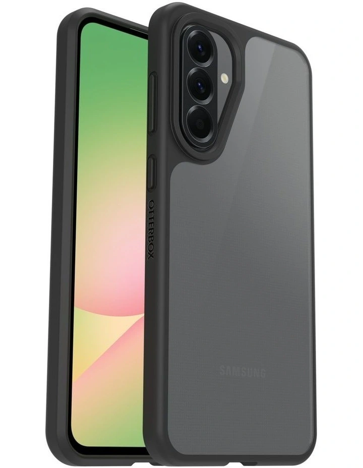 OtterBox React Case for Samsung Galaxy A57 5G 6.7 - Clear/Black image 1