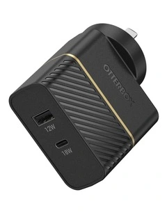 OtterBox USB-C and USB-A Fast Charge Dual Port Wall Charger 30W Combined