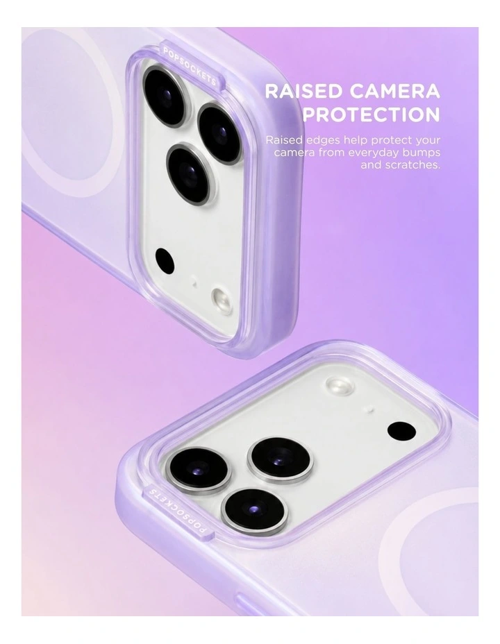 PopSockets PopCase MagSafe Protective Phone Case for iPh17/18 Pro Max - Opalescent image 6