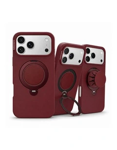 PopSockets PopCase LowPro MagSafe Protective Phone Case for iPh17/18 Pro - Berry