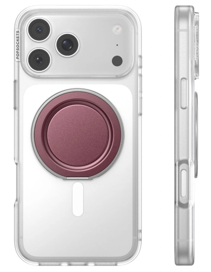 PopSockets PopGrip LowPro MagSafe Mount Grip Stand - Burgundy image 2