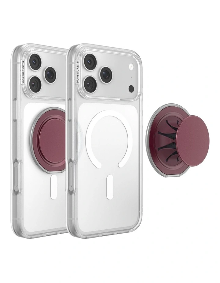 PopSockets PopGrip LowPro MagSafe Mount Grip Stand - Burgundy image 3