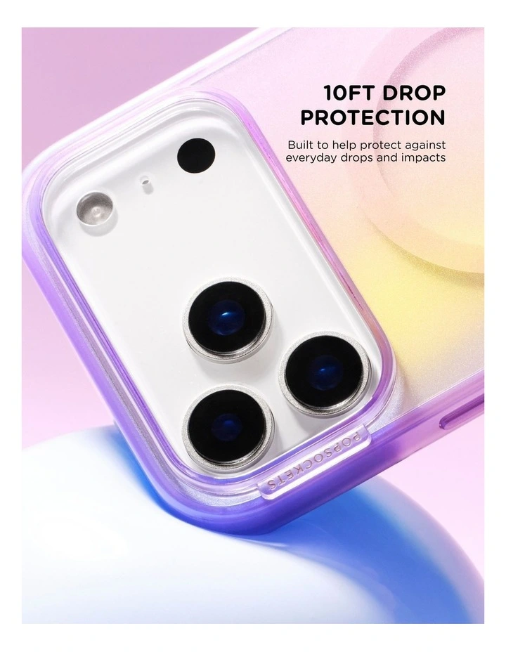 PopSockets PopCase MagSafe Protective Phone Case for iPh17/18 Pro Max - Aura image 3