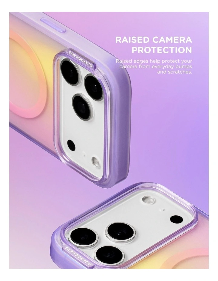 PopSockets PopCase MagSafe Protective Phone Case for iPh17/18 Pro Max - Aura image 6