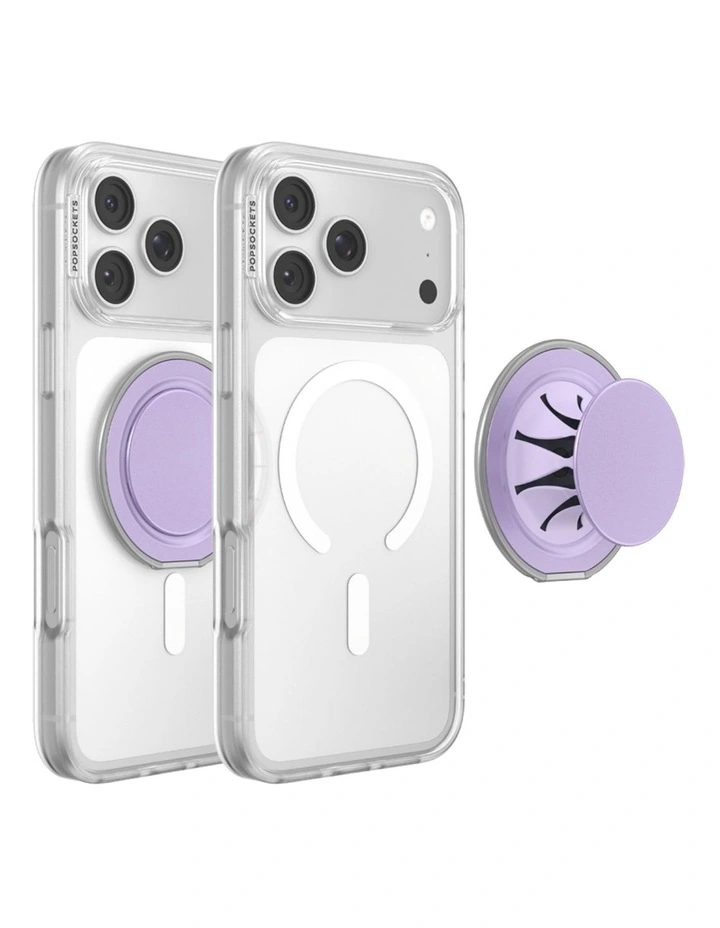 PopSockets PopGrip LowPro MagSafe Mount Grip Stand - Lilac image 3