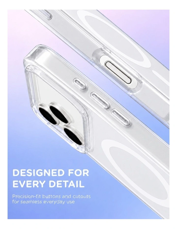 PopSockets PopCase MagSafe Protective Phone Case for iPh17/18 Pro - Clear image 3