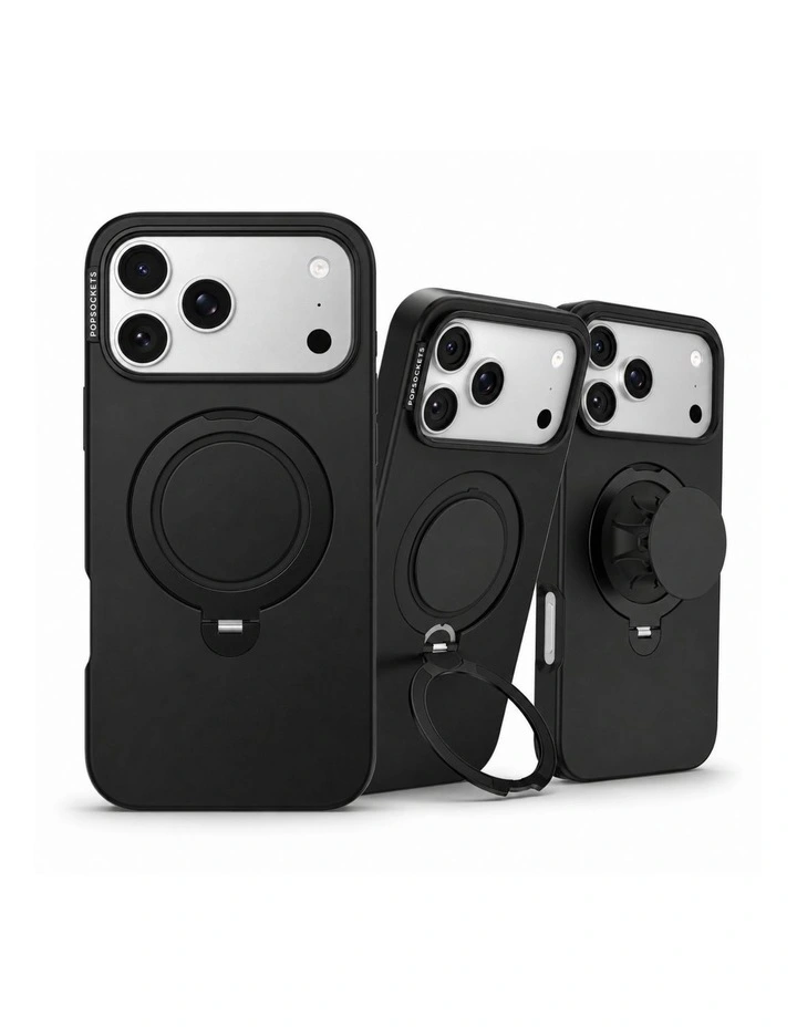 PopSockets PopCase LowPro MagSafe Protective Phone Case for iPh17/18 ProMax - Black image 1