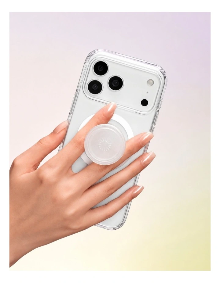 PopSockets PopCase MagSafe Protective Phone Case for iPh17/18 Pro Max - Clear image 7