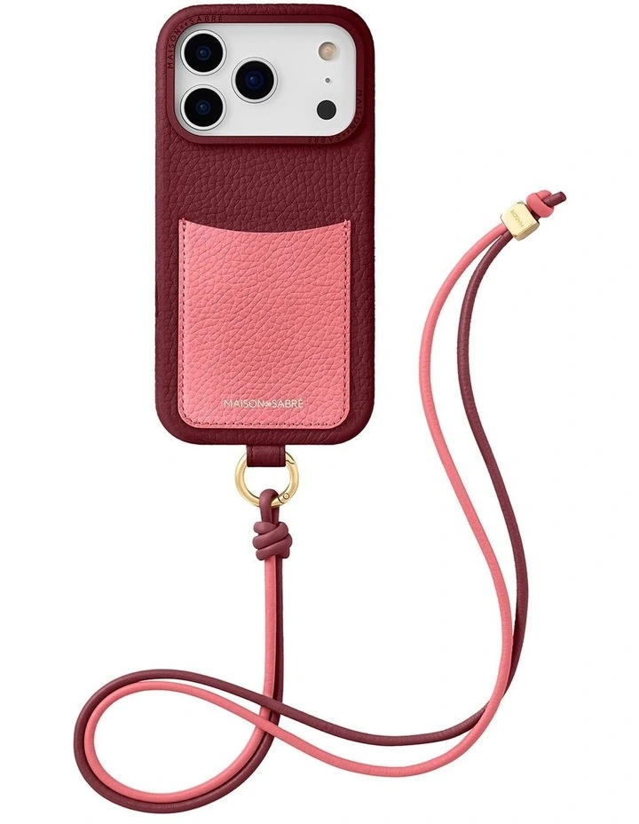The Sling Phone Case iPhone 18 Pro Max in Plum Candy image 2