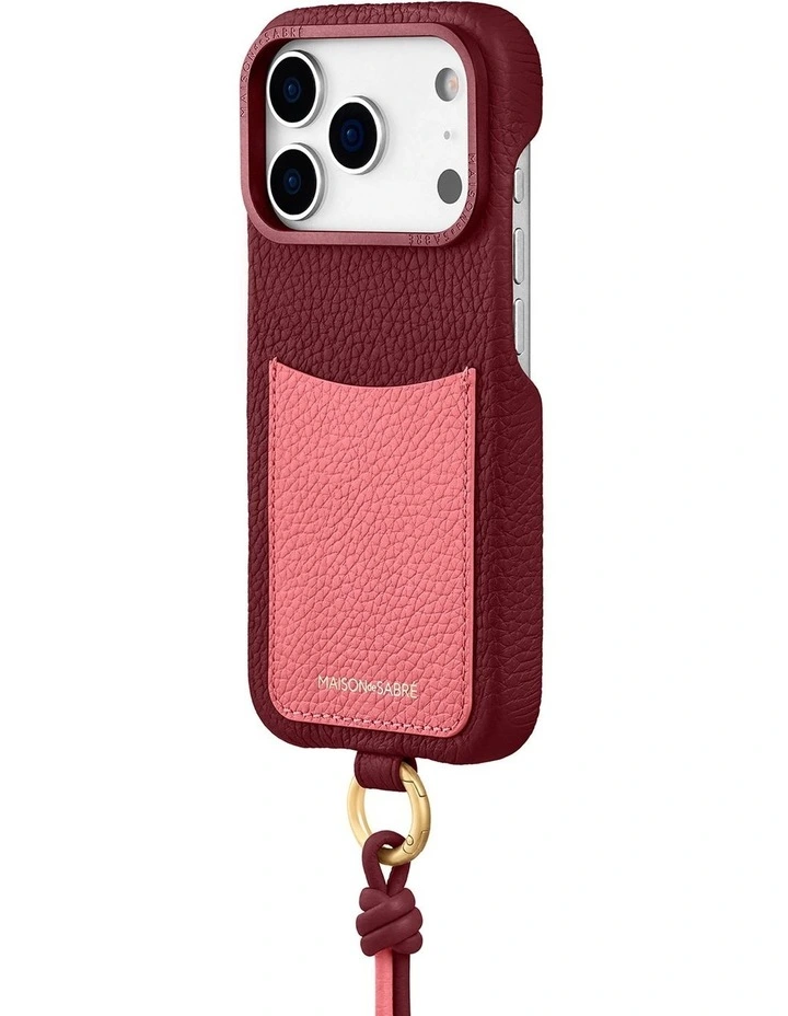 The Sling Phone Case iPhone 18 Pro Max in Plum Candy image 4