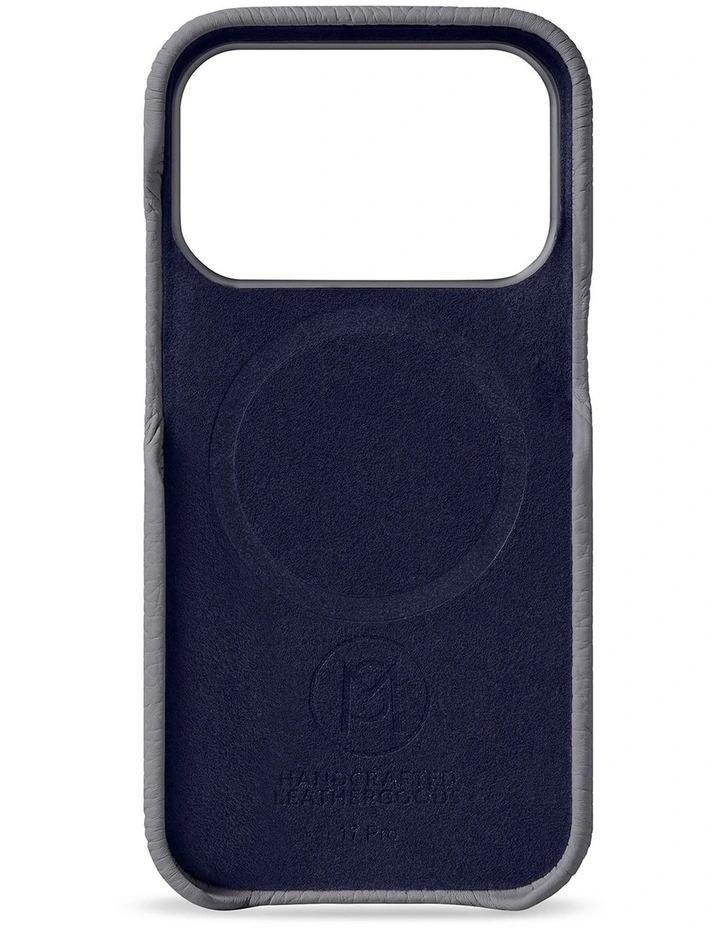 Leather Phone Case iPhone 17 Pro Max in Dove Grey image 5