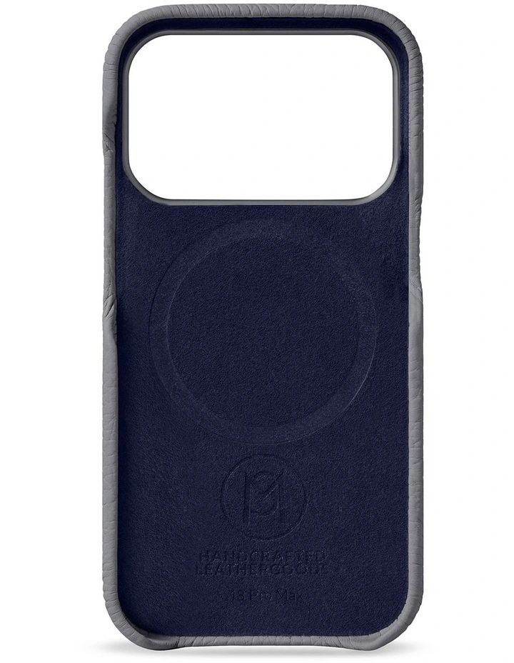 Leather Phone Case iPhone 18 Pro Max in Dove Grey image 5