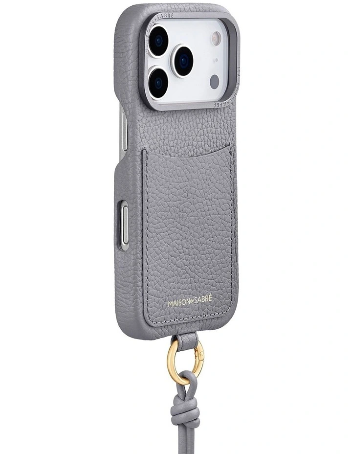 The Sling Phone Case iPhone 18 Pro in Dove Grey image 3