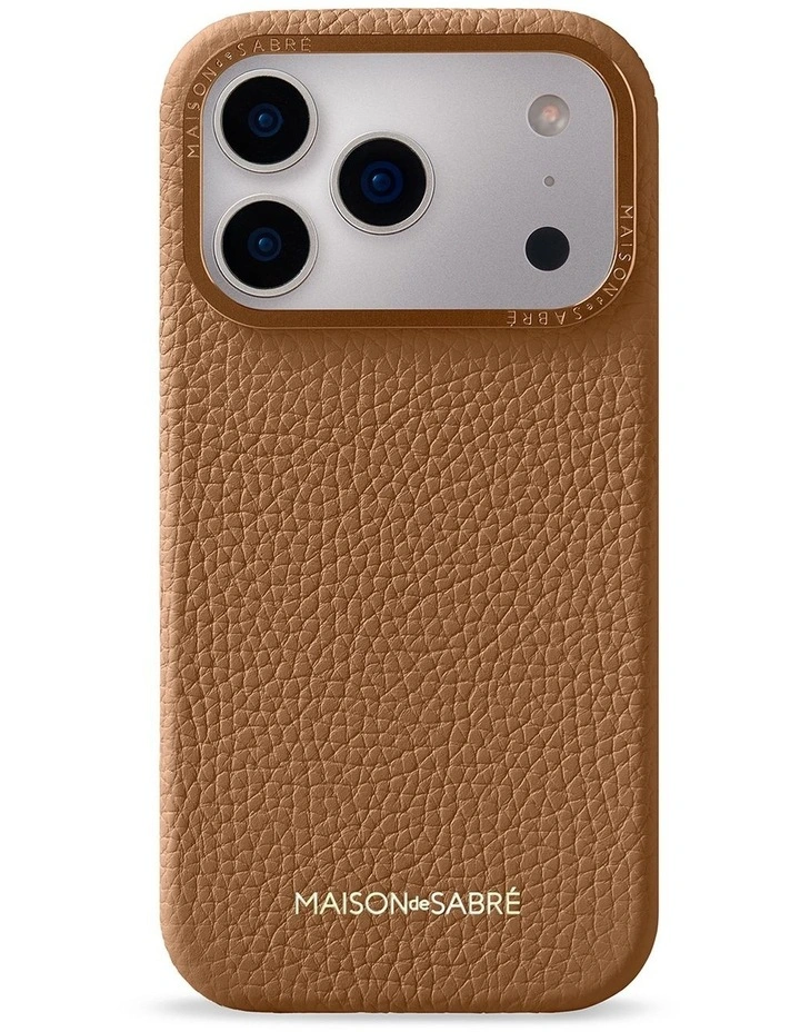 Leather Phone Case iPhone 18 Pro Max in Sandstone Brown image 1