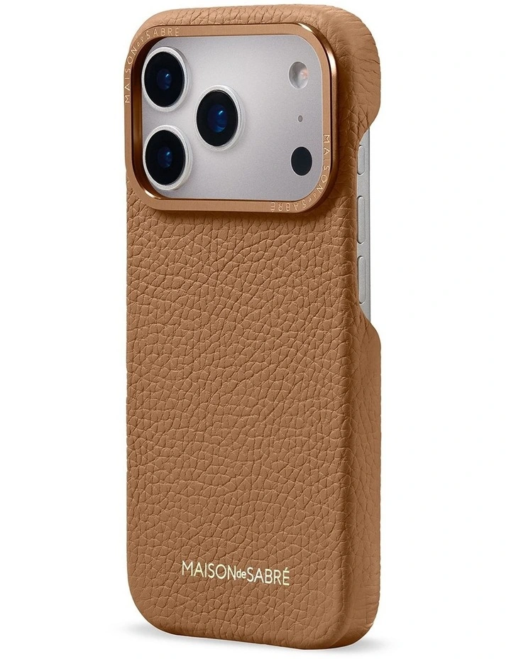 Leather Phone Case iPhone 18 Pro Max in Sandstone Brown image 4