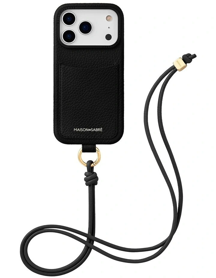 The Sling Phone Case iPhone 18 Pro in Black Caviar image 2