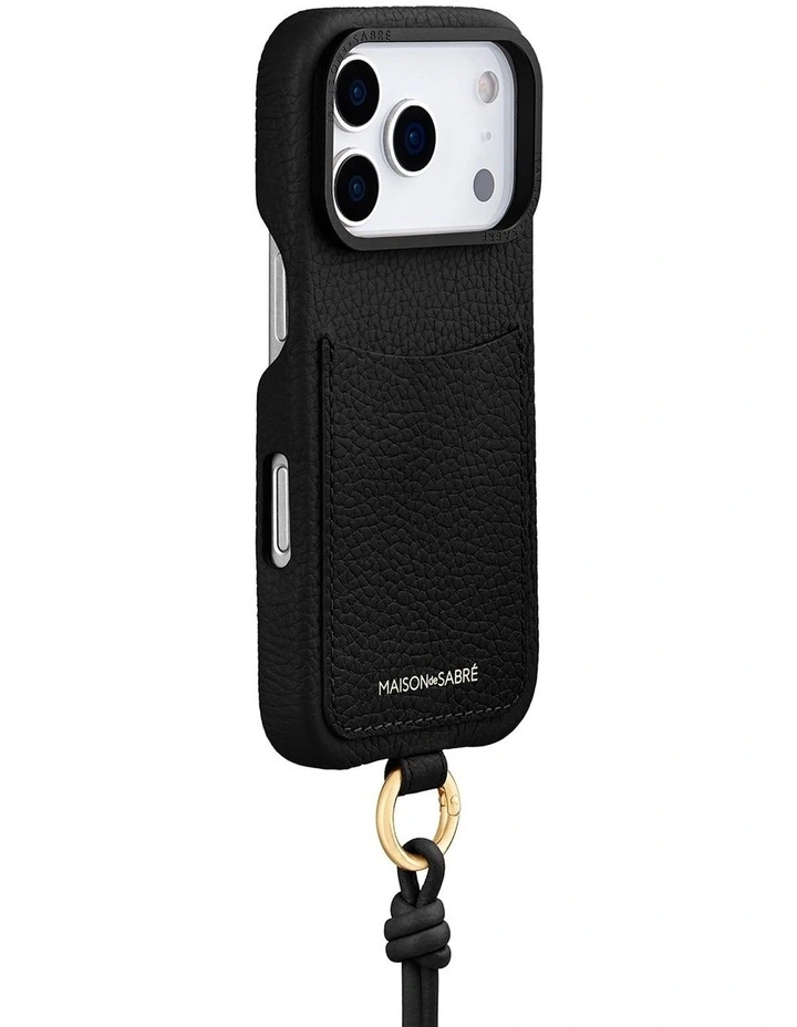 The Sling Phone Case iPhone 18 Pro in Black Caviar image 3