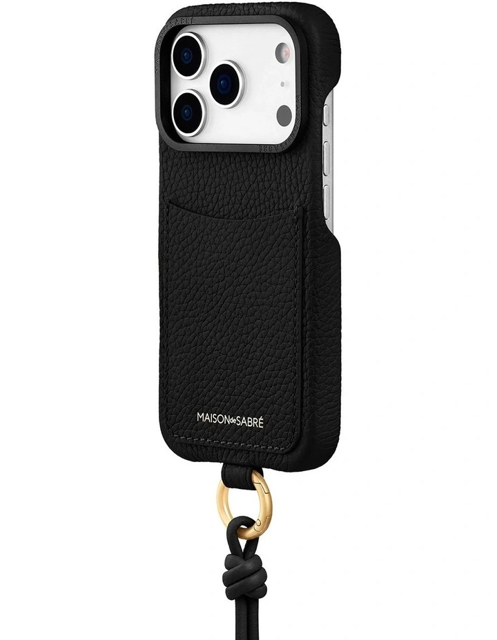 The Sling Phone Case iPhone 18 Pro in Black Caviar image 4