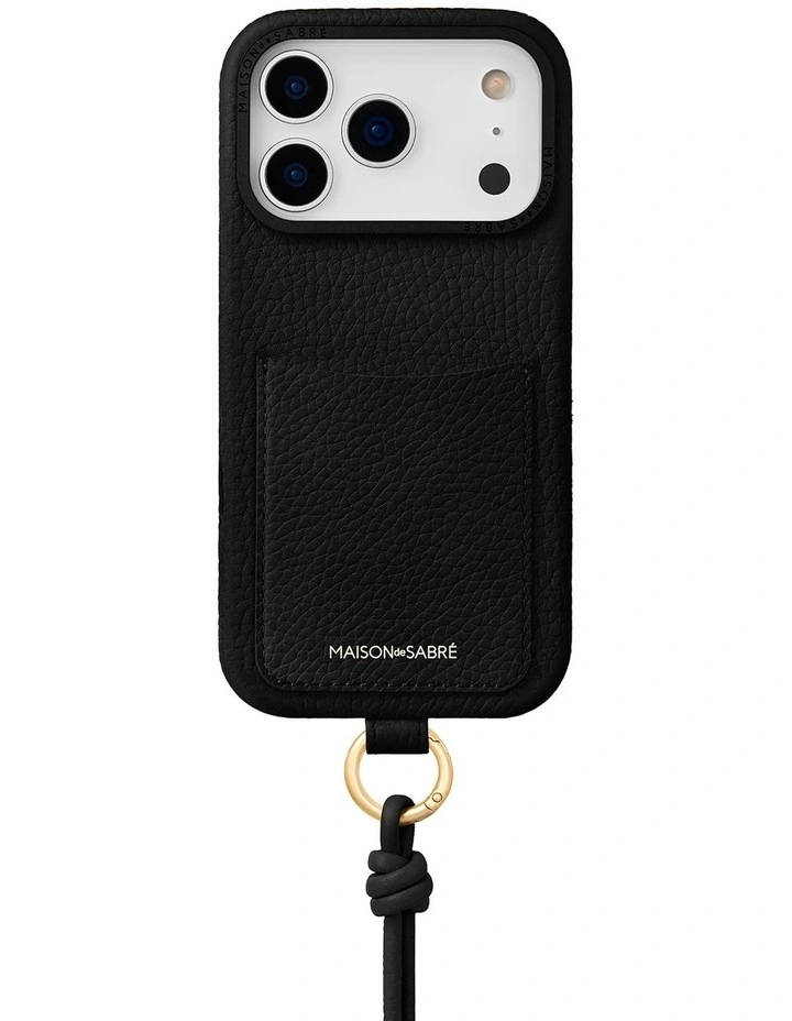 The Sling Phone Case iPhone 18 Pro Max in Black Caviar image 1