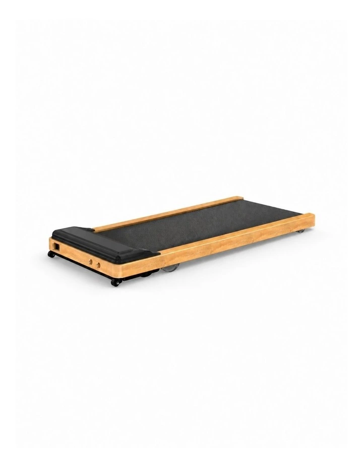 Wooden Walking Pad for Home, Under Desk Treadmills Portable Mini Compact Walk Pads for Small Space image 1