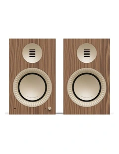 Kanto TUK Grand (2nd Gen) 320W Powered Speaker System - Matte Walnut/Rose Gold