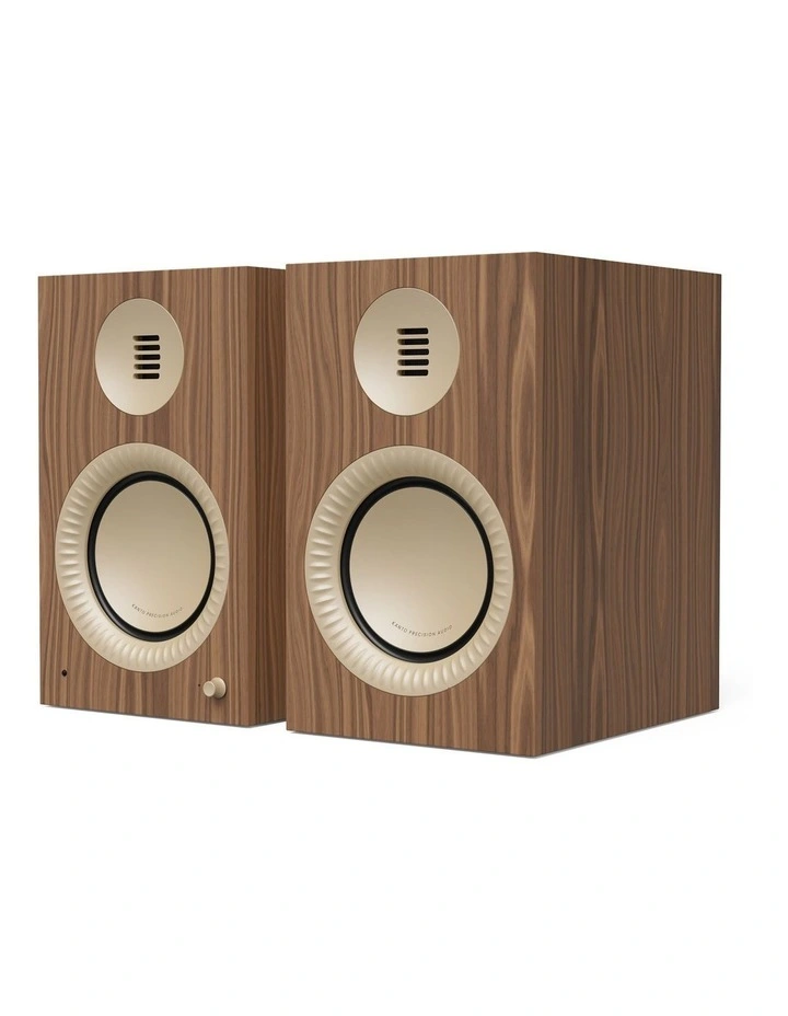 Kanto TUK Grand (2nd Gen) 320W Powered Speaker System - Matte Walnut/Rose Gold image 5
