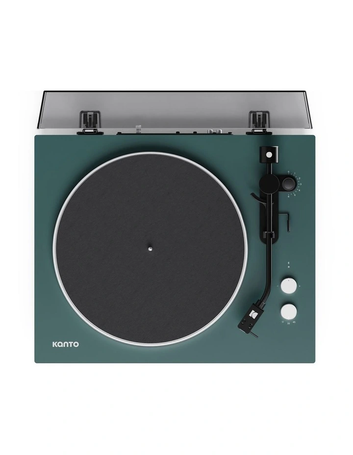 Kanto OBI3 (2nd Gen) Turntable with Bluetooth 5.3, Preamp, and Pitch Control - Matte Green image 3