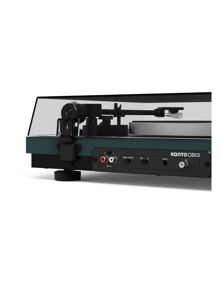 Kanto OBI3 (2nd Gen) Turntable with Bluetooth 5.3, Preamp, and Pitch Control - Matte Green image 4