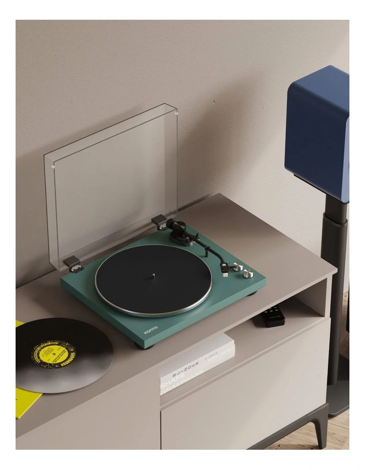 Kanto OBI3 (2nd Gen) Turntable with Bluetooth 5.3, Preamp, and Pitch Control - Matte Green image 5