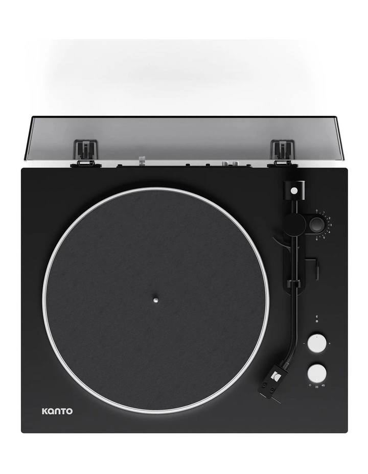 Kanto OBI3 (2nd Gen) Turntable with Bluetooth 5.3, Preamp, and Pitch Control - Matte Black image 3