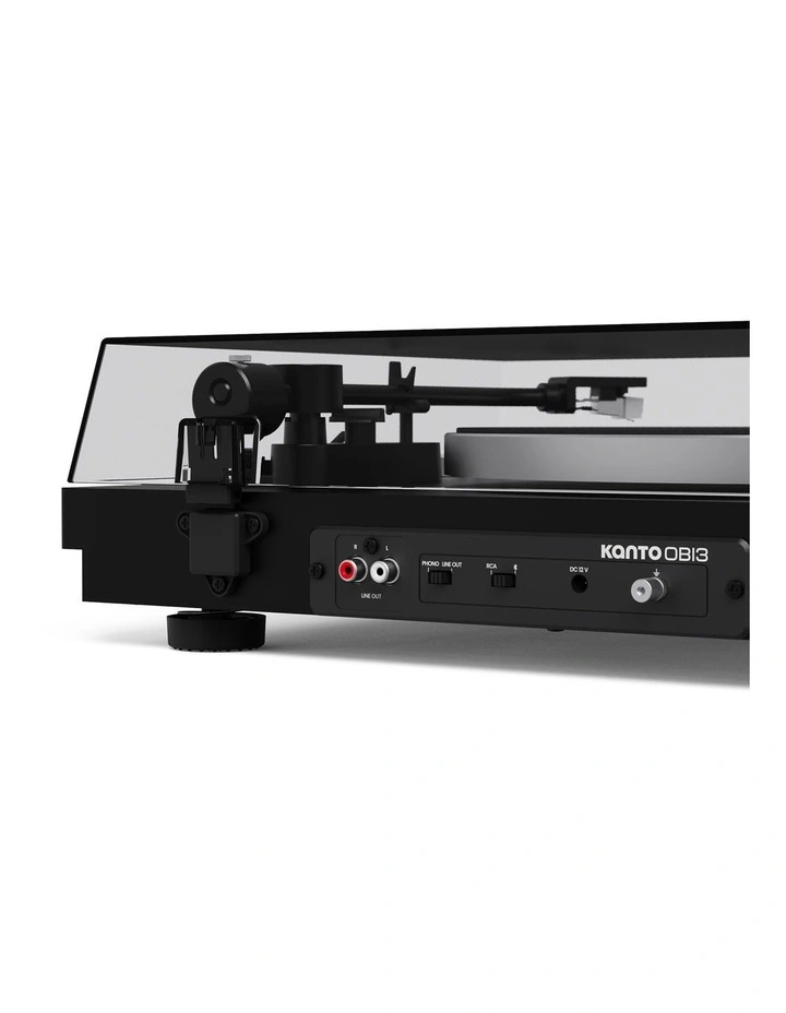 Kanto OBI3 (2nd Gen) Turntable with Bluetooth 5.3, Preamp, and Pitch Control - Matte Black image 4