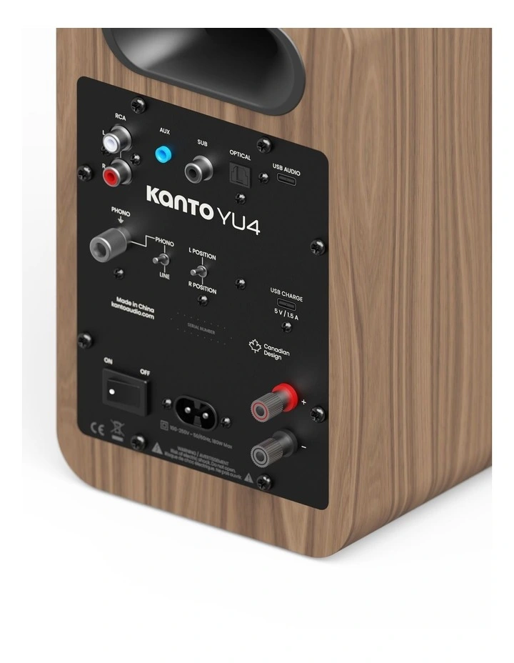 Kanto OBI3 (2nd Gen) Turntable with Bluetooth 5.3, Preamp, and Pitch Control - Walnut image 4