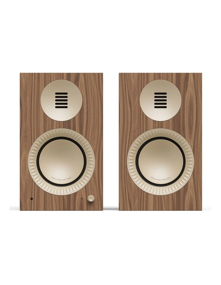 Kanto TUK (2nd Gen) 260W Powered Speaker System - Matte Walnut/Rose Gold image 1