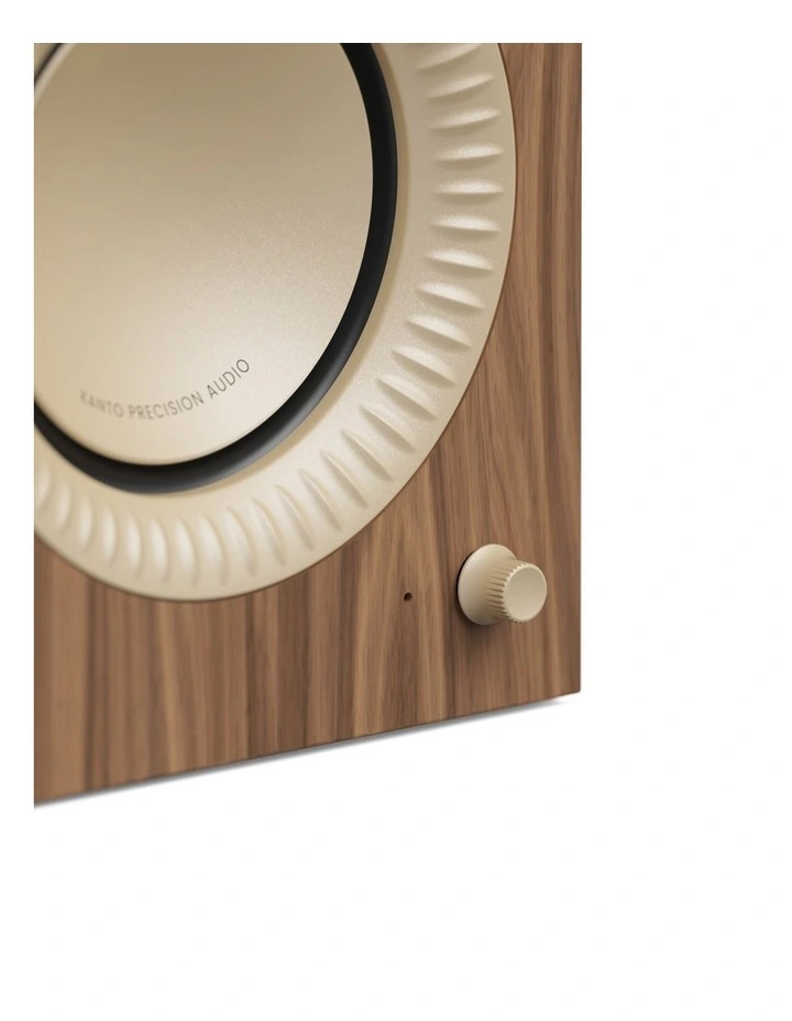 Kanto TUK (2nd Gen) 260W Powered Speaker System - Matte Walnut/Rose Gold image 4