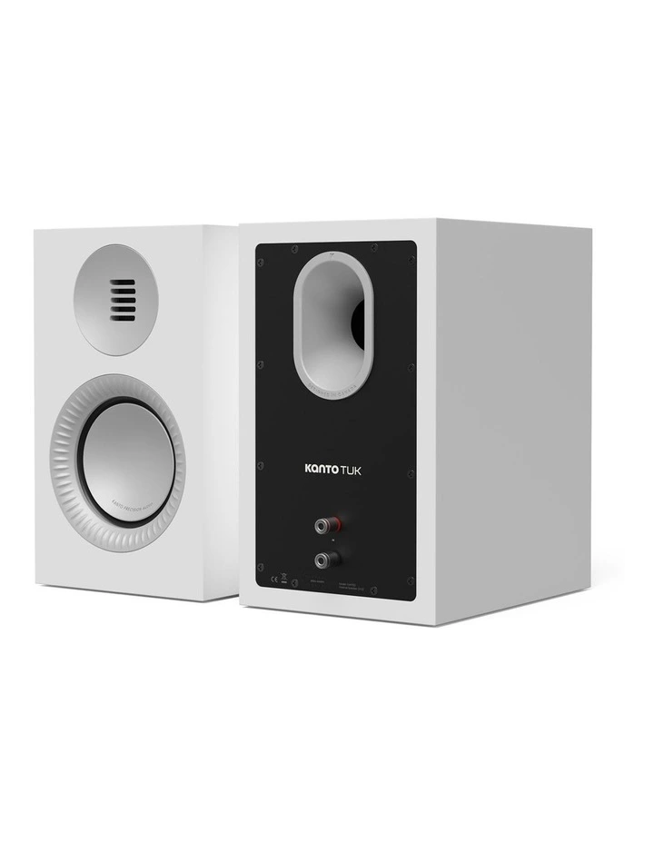 Kanto TUK (2nd Gen) Passive Speaker System - Matte White/Aluminium image 2