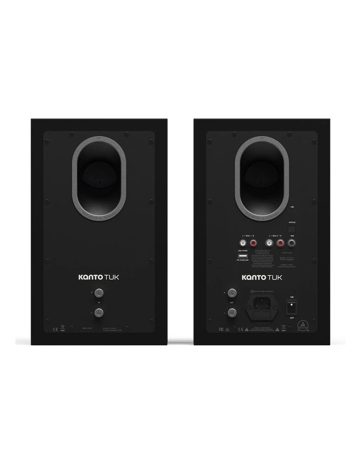 Kanto TUK (2nd Gen) Passive Speaker System - Matte Black/Gunmetal image 3