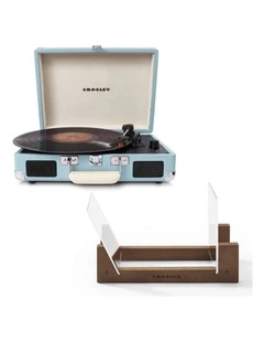 Crosley Cruiser Bluetooth Portable Turntable - Turquoise   Crosley Record Storage Display Stand