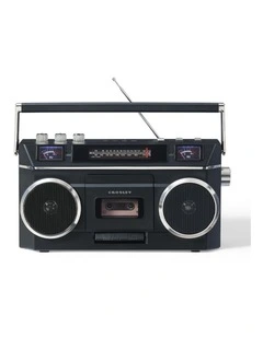 Crosley Blast Boombox Cassette Player - Black