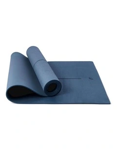 Decathlon - Beginner Yoga Mat 180 cm x 58 cm x 5 mm - Dark Blue