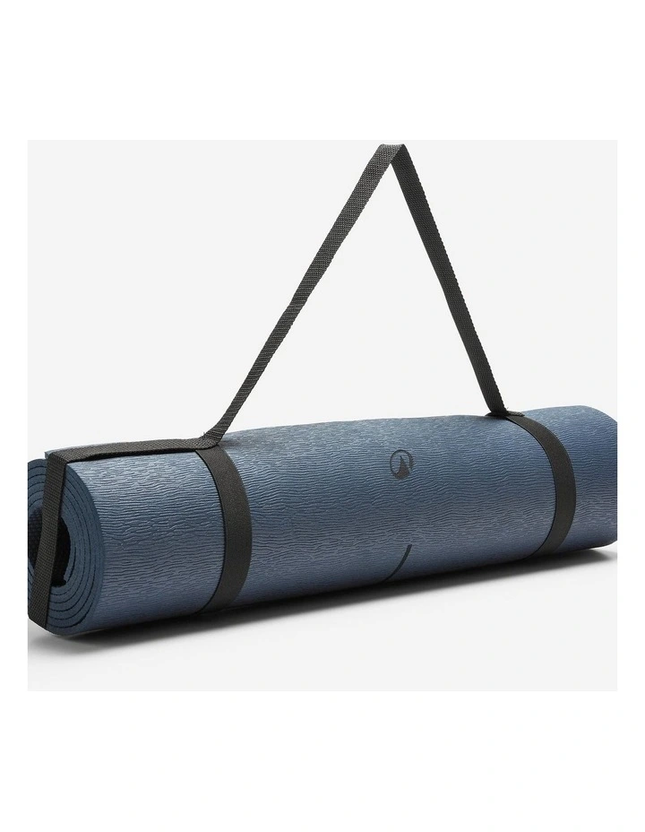 Decathlon - Beginner Yoga Mat 180 cm x 58 cm x 5 mm - Dark Blue image 3