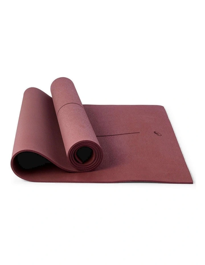 Decathlon - Beginner Yoga Mat 180 cm x 50 cm x 5 mm - Brown image 1