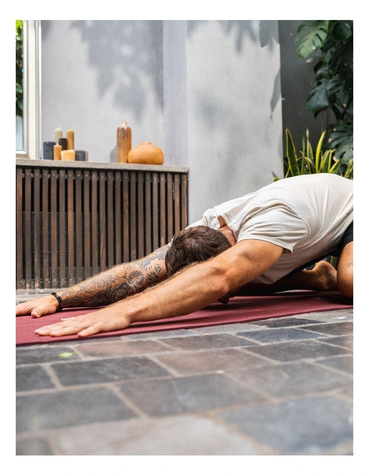 Decathlon - Beginner Yoga Mat 180 cm x 50 cm x 5 mm - Brown image 2