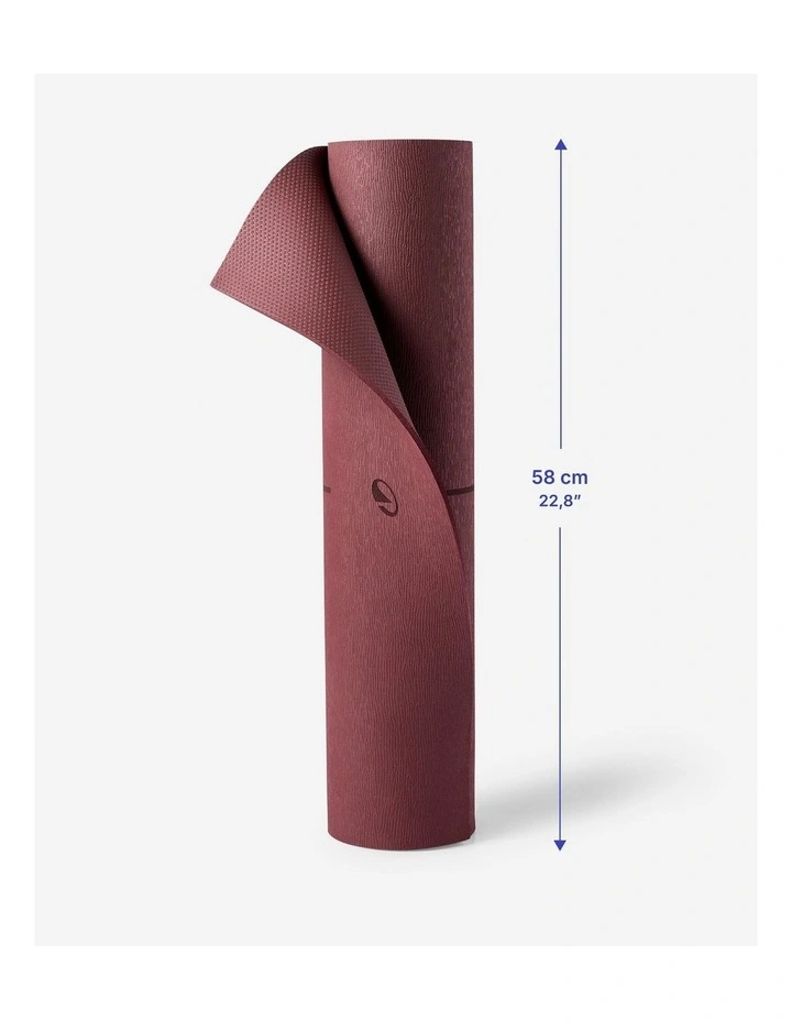 Decathlon - Beginner Yoga Mat 180 cm x 50 cm x 5 mm - Brown image 6