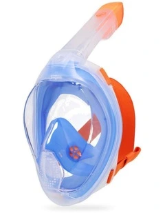 Decathlon - Surface snorkelling mask Easybreath   acoustic valve. (ages 10 ) BLUE