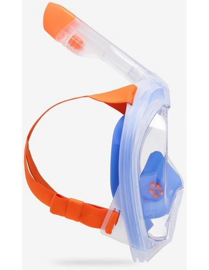 Decathlon - Surface snorkelling mask Easybreath acoustic valve. (ages 10 ) BLUE image 2