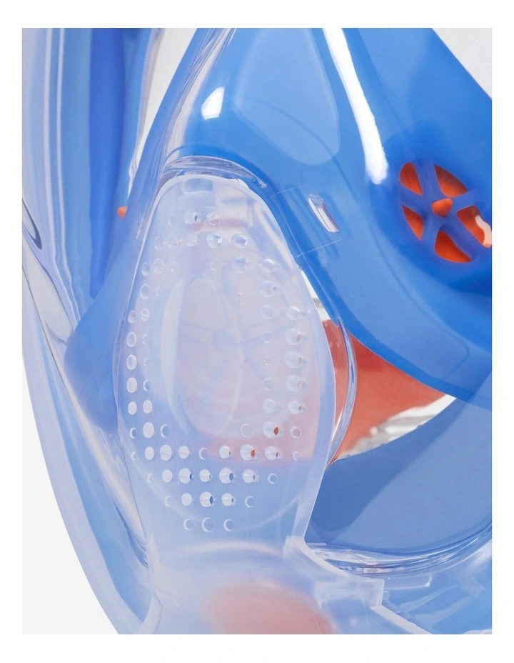 Decathlon - Surface snorkelling mask Easybreath acoustic valve. (ages 10 ) BLUE image 3
