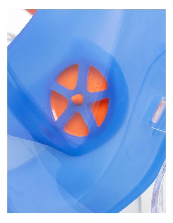 Decathlon - Surface snorkelling mask Easybreath acoustic valve. (ages 10 ) BLUE image 7