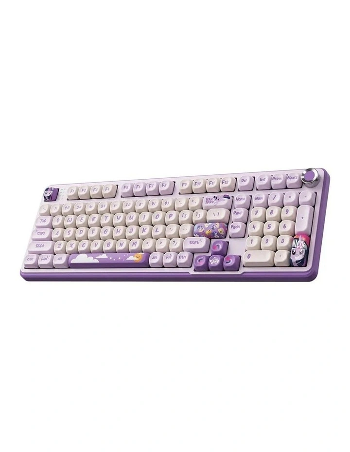 My Little Pony Series Mechanical Keyboard MLP-GK01 - Purple image 1