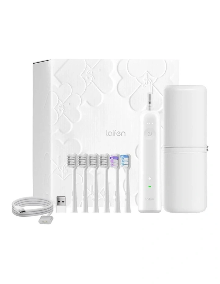 Laifen Wave Electric Toothbrush Travel Case Set White image 1