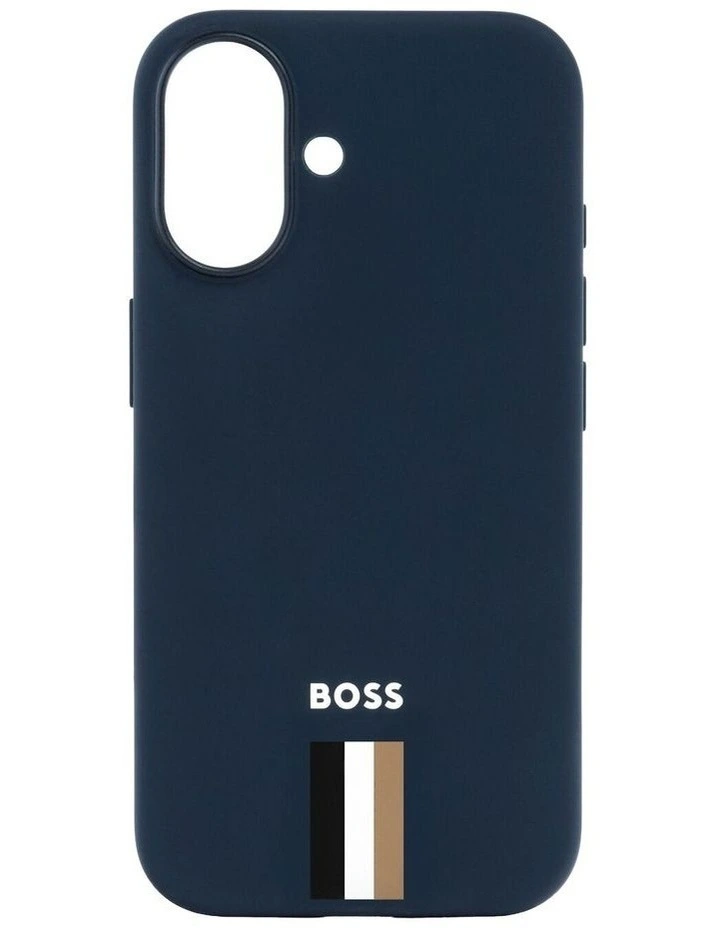 BOSS iPhone 16 Iconic Navy Case image 1